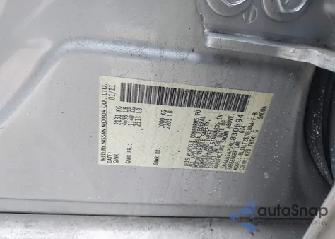 2011 Nissan Maxima 3.5 Sv z USA, uszkodzony, nr VIN 1N4AA5AP5BC830894